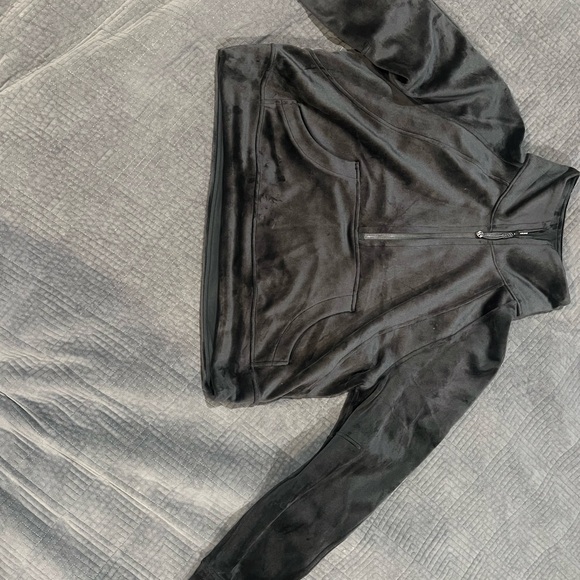 2 Piece Set -Lululemon Scuba Funnel-Neck Half Zip + Straight Leg Pant 7/8 Velvet - Picture 4 of 11